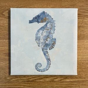 Oceanic Seahorse Canvas Art